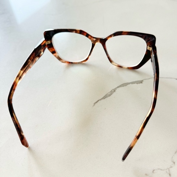 PRADA Caramel Tortoise rX Eyeglass Frame - Picture 5 of 7